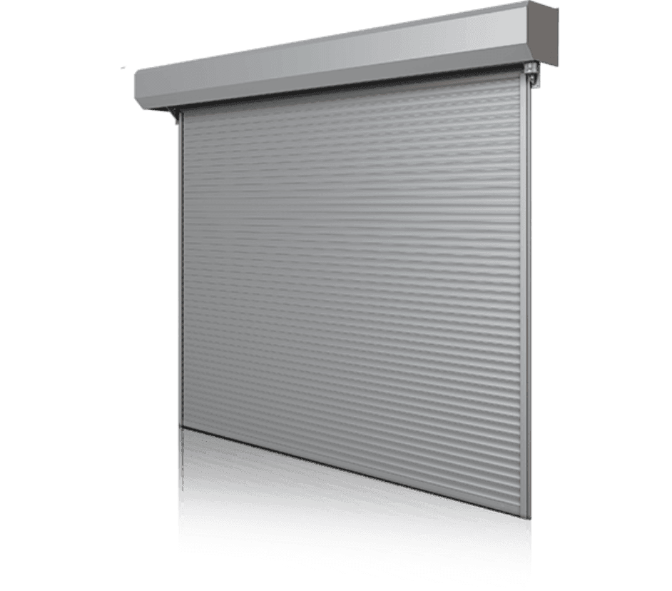 Protective roller shutter Magnita gray 2200х1800 РА55 cassette